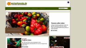 What Gartenfreunde.de website looked like in 2023 (1 year ago)