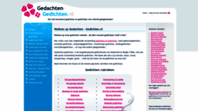 What Gedachten-gedichten.nl website looked like in 2023 (1 year ago)