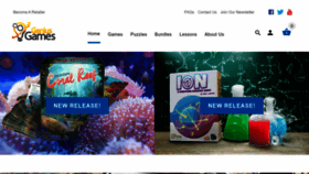What Geniusgames.org website looked like in 2023 (1 year ago)