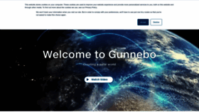 What Gunnebo.com website looked like in 2023 (1 year ago)