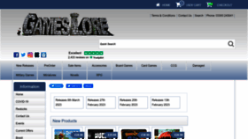 What Gameslore.com website looked like in 2023 (2 years ago)