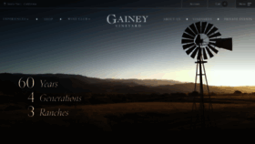 What Gaineyvineyard.com website looked like in 2023 (1 year ago)