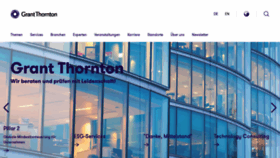 What Grantthornton.de website looked like in 2023 (1 year ago)