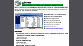 What Gburner.com website looked like in 2023 (1 year ago)