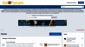 What Geoforum.fr website looked like in 2023 (2 years ago)