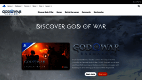 What Godofwar.com website looked like in 2023 (1 year ago)
