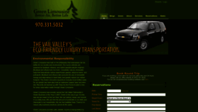 What Greenlimousinecolorado.com website looked like in 2023 (1 year ago)