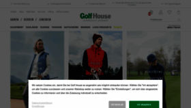 What Golfhouse.at website looked like in 2023 (1 year ago)