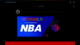 What Gostreams.tv website looked like in 2023 (1 year ago)
