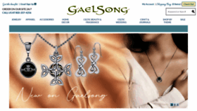 What Gaelsong.com website looked like in 2023 (1 year ago)