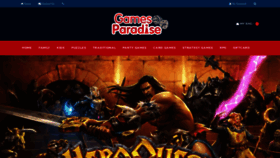 What Gamesparadise.com.au website looked like in 2023 (1 year ago)