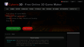 What Gamemaker3d.com website looked like in 2023 (1 year ago)