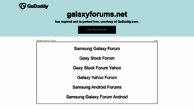 What Galaxyforums.net website looked like in 2023 (1 year ago)