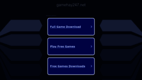What Gamehay247.net website looked like in 2023 (1 year ago)
