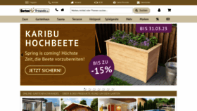 What Garten-freunde.de website looked like in 2023 (1 year ago)