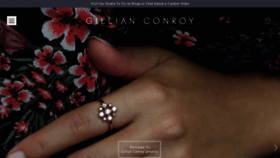 What Gillianconroy.com website looked like in 2023 (1 year ago)