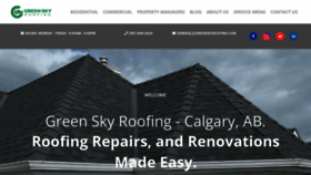 What Green-sky.ca website looked like in 2023 (1 year ago)