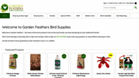 What Gardenfeathers.co.uk website looked like in 2023 (1 year ago)