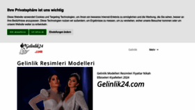 What Gelinlik24.com website looked like in 2023 (1 year ago)