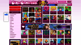 What Girlsgames123.in website looked like in 2023 (1 year ago)