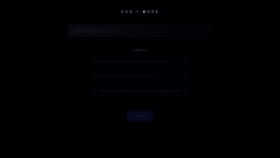 What Godmode.space website looked like in 2023 (1 year ago)