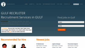 What Gulfrecruiter.com website looked like in 2023 (1 year ago)