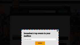 What Gojerusalem.com website looked like in 2023 (1 year ago)