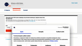 What Gepir.pl website looked like in 2023 (1 year ago)