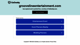 What Groovelineentertainment.com website looked like in 2023 (1 year ago)