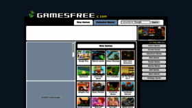 What Gamesfree.com website looked like in 2023 (This year)