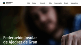 What Grancanariaajedrez.es website looked like in 2023 (1 year ago)
