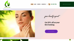 What Glamourskinbykim.com website looked like in 2023 (This year)