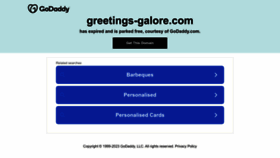 What Greetings-galore.com website looked like in 2023 (1 year ago)