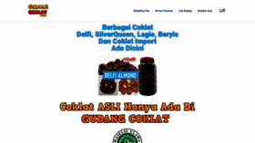 What Gudangcoklat.com website looked like in 2023 (This year)