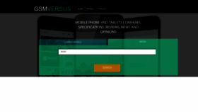 What Gsmversus.com website looked like in 2023 (This year)
