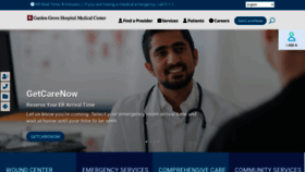 What Gardengrovehospital.com website looked like in 2023 (This year)