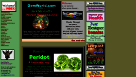 What Gemworld.com website looked like in 2023 (This year)