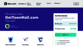 What Gettownhall.com website looked like in 2023 (This year)