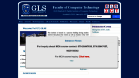 What Glsict.org website looked like in 2023 (2 years ago)
