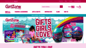 What Girlzone.com website looked like in 2023 (This year)