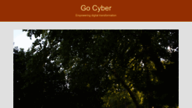 What Gocyber.co.nz website looked like in 2023 (This year)