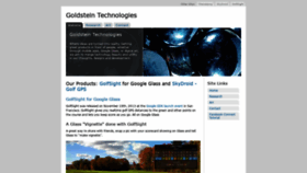 What Goldsteintech.com website looked like in 2023 (This year)