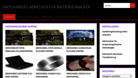 What Grosshandel-links.de website looked like in 2023 (This year)