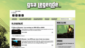 What Gtalegende.com website looked like in 2023 (This year)