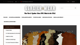 What Glacierwear.com website looked like in 2023 (This year)