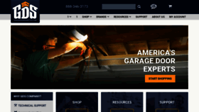 What Garagedoorsupplyco.com website looked like in 2023 (This year)