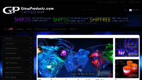 What Glowproducts.com website looked like in 2023 (This year)
