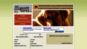 What Gazditkeres.hu website looked like in 2011 (13 years ago)