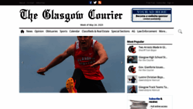 What Glasgowcourier.com website looked like in 2023 (This year)