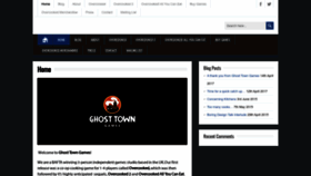 What Ghosttowngames.com website looked like in 2023 (This year)
